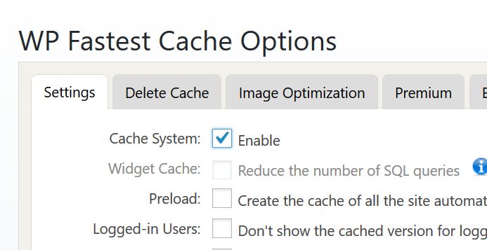 Wp Fastest Cache Tutorial Step 3
