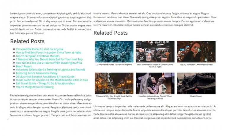 How To Display Unlimited Inline Related Posts Within A Post
