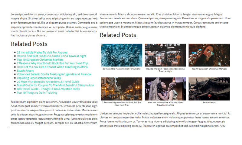 Show Unlimited Inline Related Posts Within Wordpress Posts