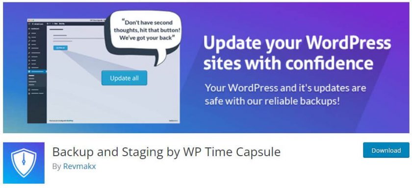 WordPress Backup Solutions - WP Time Capsule