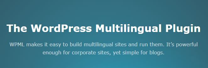 WPML - WordPress Plugins for Multilingual Websites